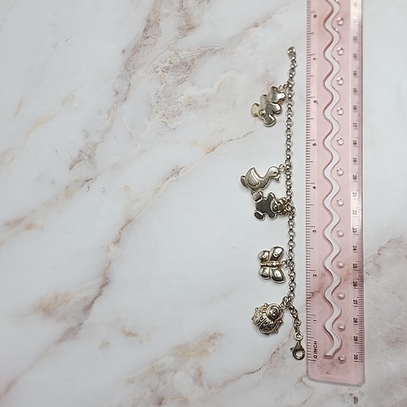 Sterling silver charm bracelet - Picture 4 of 4